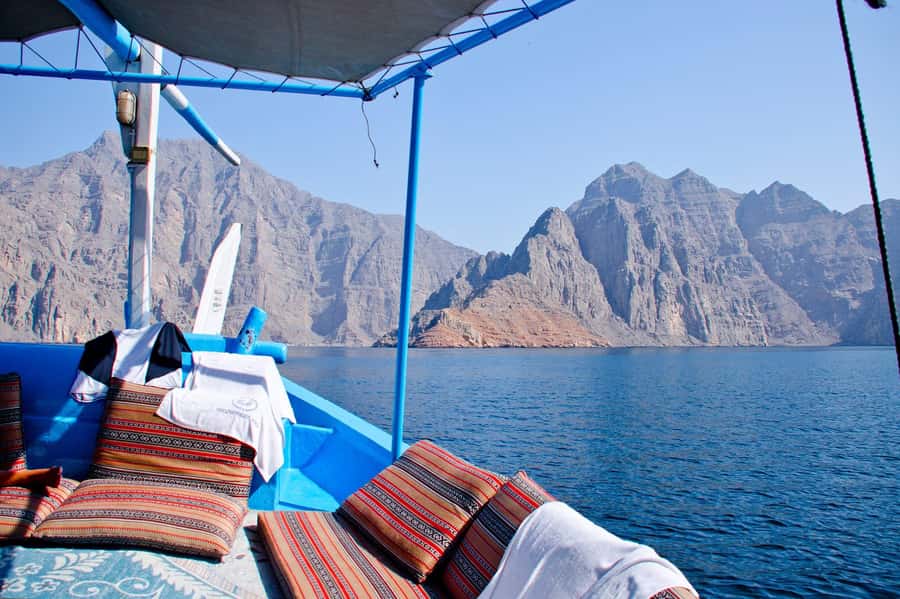 Khasab Musandam |Telegraph Island |Dhow Cruise | Dolphins - Telegraph Island and the story beneath the water