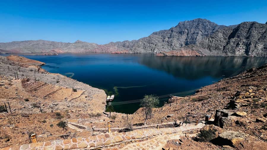 Khasab Musandam |Telegraph Island |Dhow Cruise | Dolphins - Seebi Island brings a second water stop
