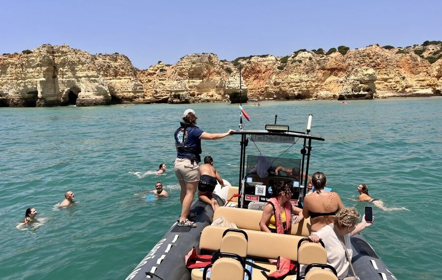 Lagoa: Dolphin Watching & Benagil Tour with Biologist Guide - Benagil Cave and the Algarve cliffs