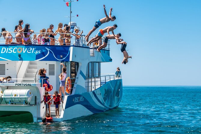 Lagos: Dolphins & Benagil Caves – Catamaran - What you get for $59.28