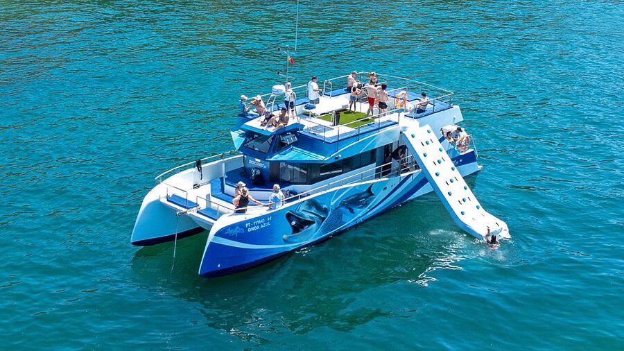 Lagos: Dolphins & Caves - Catamaran - How the timing works
