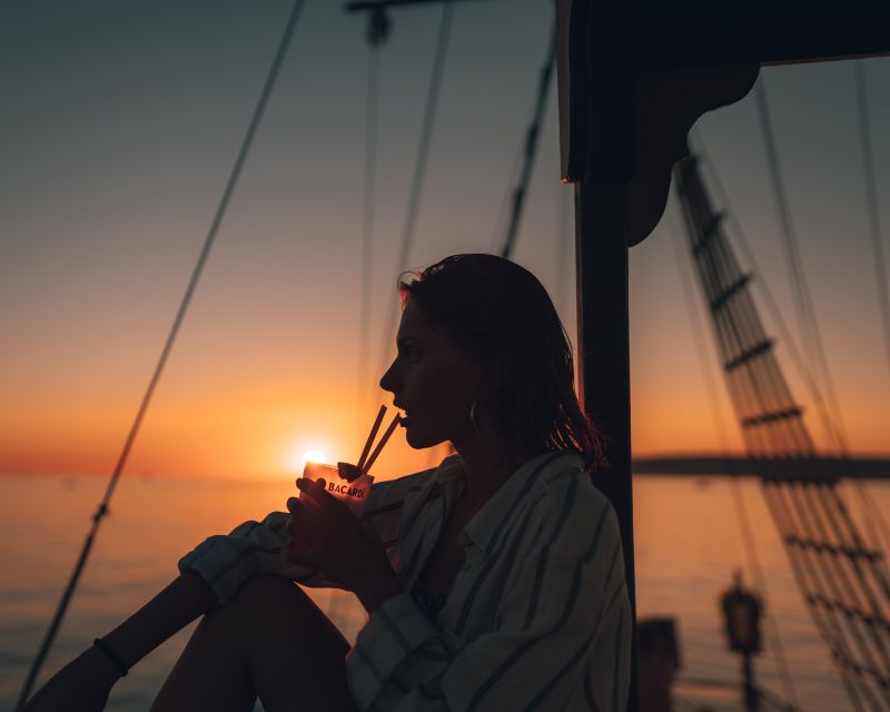 Lampedusa: Sunset Dolphin Sighting on a Pirate Ship - Who will enjoy this Lampedusa cruise most