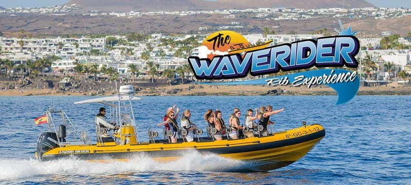 Lanzarote: Dolphin Watching by speedboat - A small RIB and a big Atlantic horizon