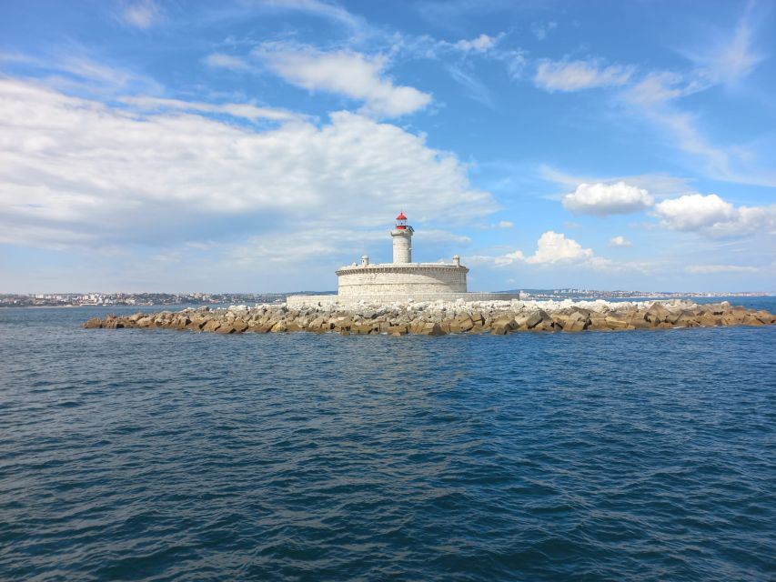 Lisbon: Tagus River Cruise to the Ocean & Dolphin Watching - Bugio Fort at the mouth of the river