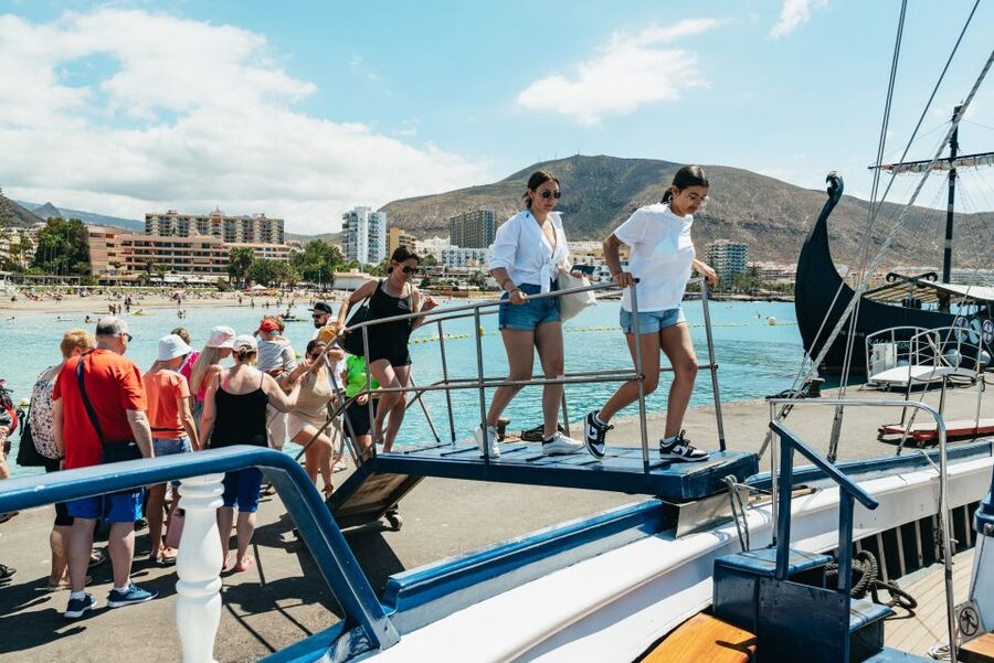Los Cristianos Respectful No-Chase Whale and Dolphin Safari - The two-hour route, from harbour to open water