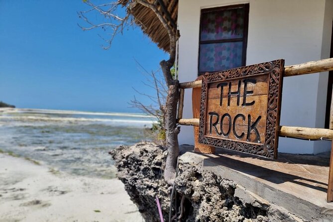 Luxury Tour to DOLPHINS, KUZA CAVE and THE ROCK RESTAURANT - One hour at The Rock Restaurant