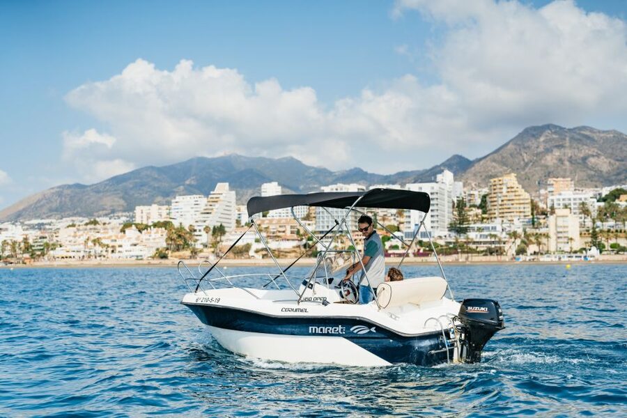 Malaga: License-free Boat Rental for Dolphin Watching - Swimming, coves, and the open coast