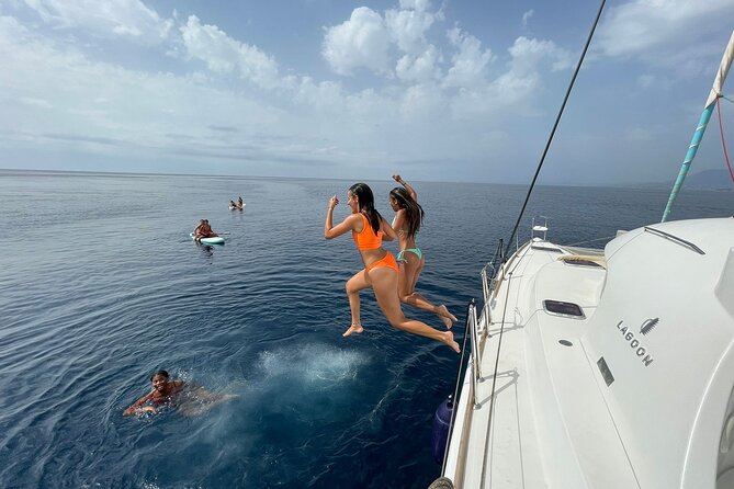 Marbella 2 - hour Catamaran Group Excursion with Dolphin Watching - The anchor stop is where the fun changes pace