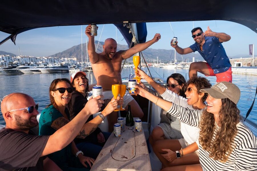 Marbella: Sailing & Dolphin Watching with Snacks and Drinks - Views toward Gibraltar and Africa