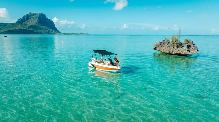 Mauritius: Swim with Dolphins Full-Day with Lunch/Drinks - Crystal Rock at about 1:45