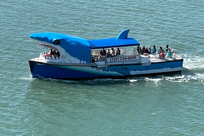Mega Bite Dolphin Tour Boat in Clearwater Beach - Riding inside Clearwater Beach’s shark
