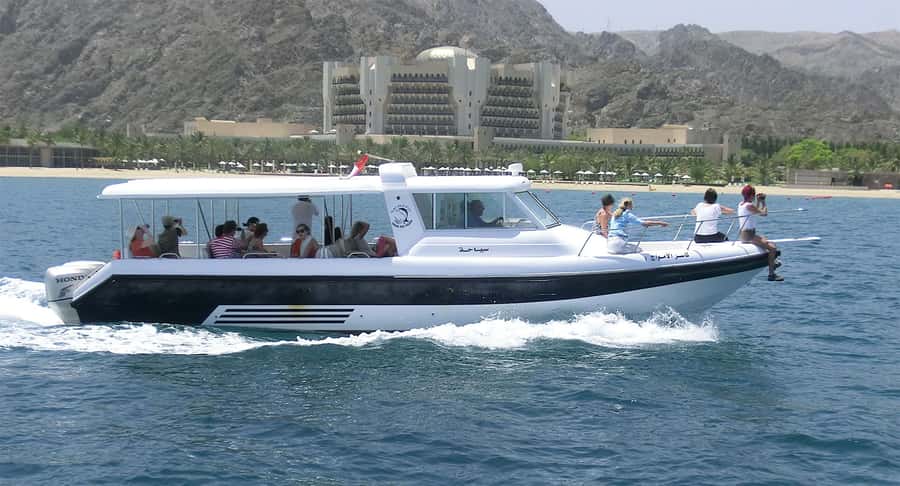 Muscat: Dolphin Watching Boat Amazing Trip - Searching for dolphins along Muscat’s coast