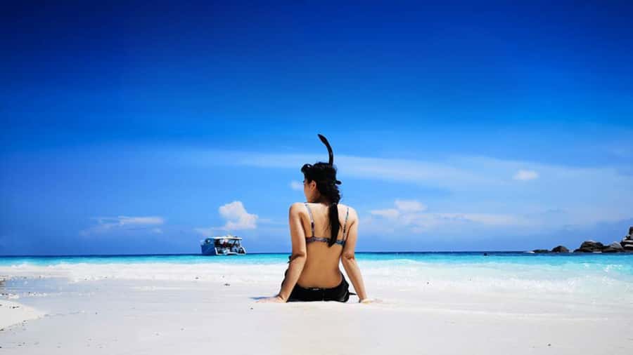 Phuket: Raya Island, Maithon Island, & Dolphin Spotting Tour - Snorkeling at Banana Bay