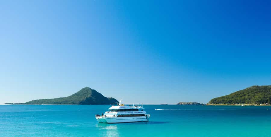 Port Stephens: Dolphin Cruise, Lunch, Koalas & Sandboarding - Sandboarding at Anna Bay and Stockton dunes