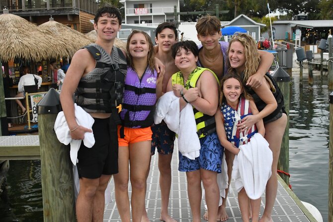 Private Banana Boat and Dolphin Spotting Experience - Who will enjoy this most