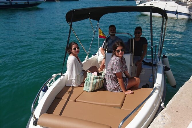Private boat rental without title dolphin watching - Music, marine wildlife, and sunset timing