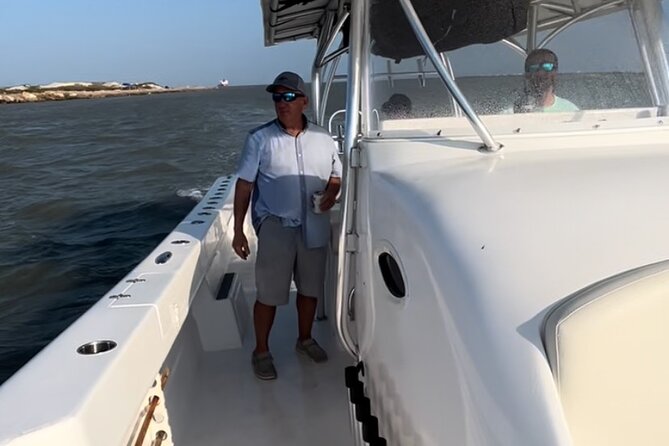 Private Dolphin Watch and Sunset Boat Tour Port Aransas Texas - A relaxed fit for couples and friend groups