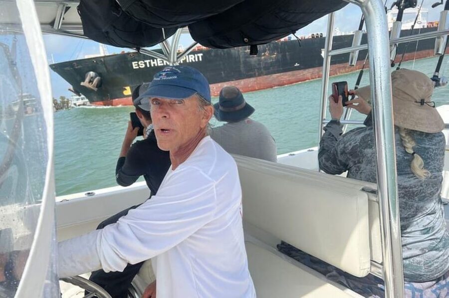Private Dolphin Watch Boat Tour Port Aransas Texas - A private catamaran instead of a crowded harbor cruise
