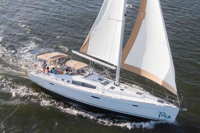 Private Morning Sail/ Dolphin Tour on 50ft Fate, BYOB or Catering - The Charleston Battery and waterfront homes