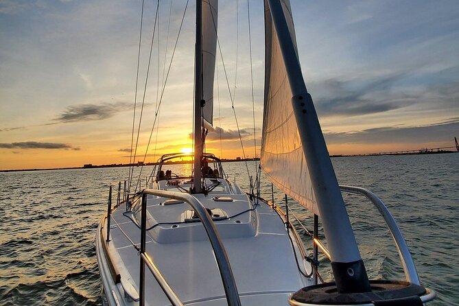 Private Morning Sail/ Dolphin Tour on 50ft Fate, BYOB or Catering - The Ravenel Bridge from below