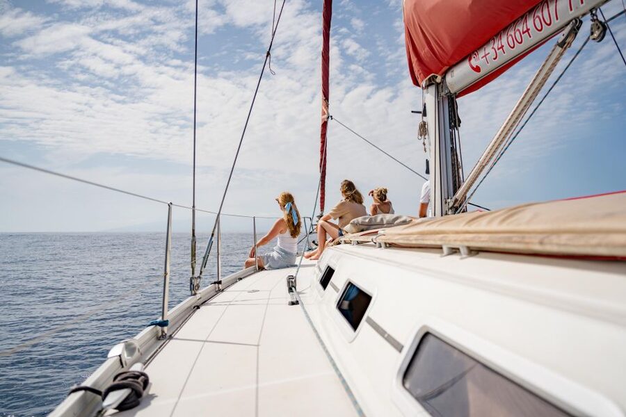 Puerto Colon: Whale and Dolphin Watching Yacht Trip - A sheltered cove, snacks, and an Atlantic swim