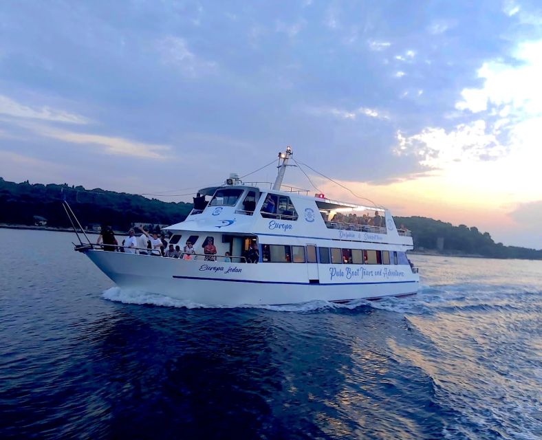 Pula: Dolphin&Sunset Cruise in Brijuni with Dinner&Drinks - Key points before you book