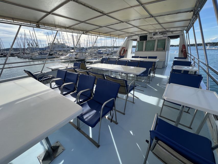 Pula: Dolphin Watching Sunset Cruise with Dinner & Drinks - Practical tips for a smoother evening
