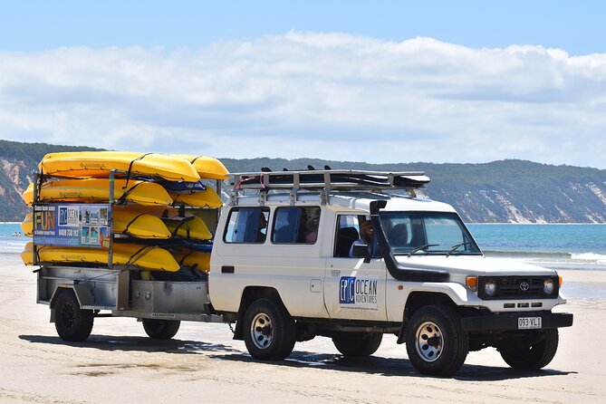 Rainbow Beach: Dolphin & Wildlife Ocean Kayak & Beach 4WD Tour - How the three-and-a-half-hour schedule works