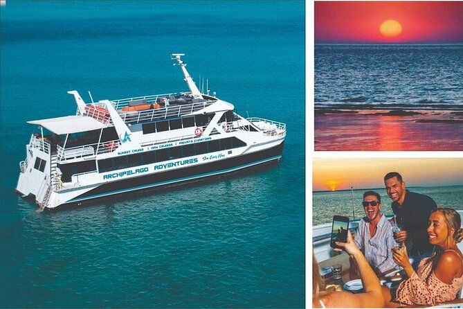 Roebuck Bay Sunset & Snubfin Dolphin Cruise - Snacks, tea, coffee, and the sunset finish