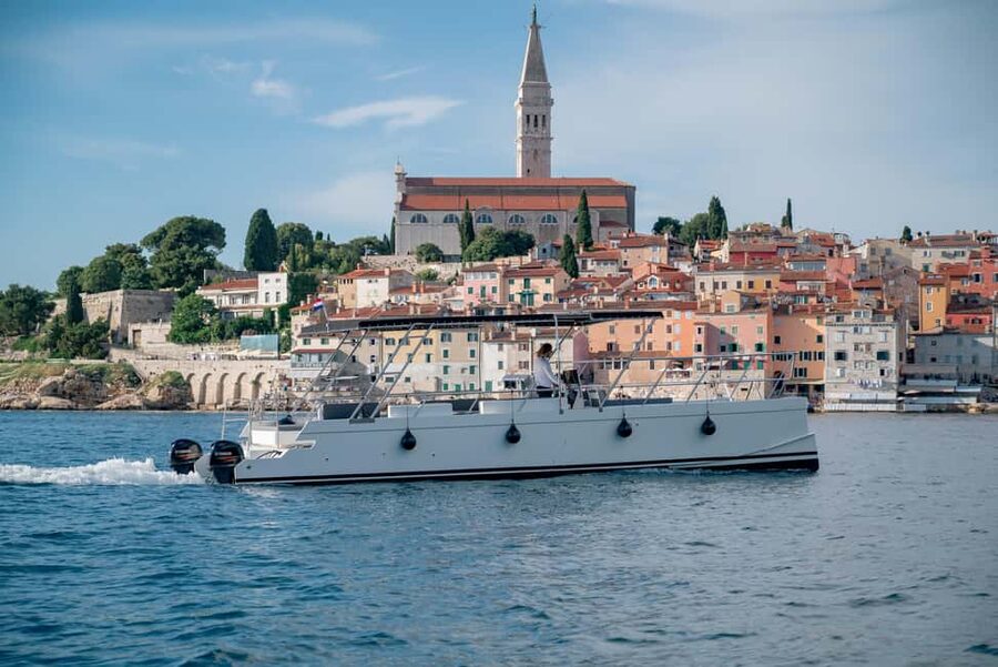 Rovinj: Sunset & dolphin group tours with Catamaran - Key points to know before booking