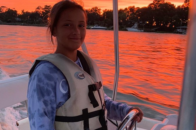 Savannah Sunset Dolphin Eco Tour - Watching for dolphins and bald eagles