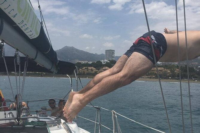 Shared Sailboat Experience Feel nature with dolphins - Sailing past Marbella’s best-known coast