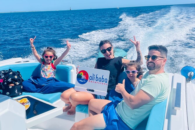 Speed Boat 4 Hours Swim Dolphin, Orange Island ,Snorkeling - A fast start from Hurghada’s port