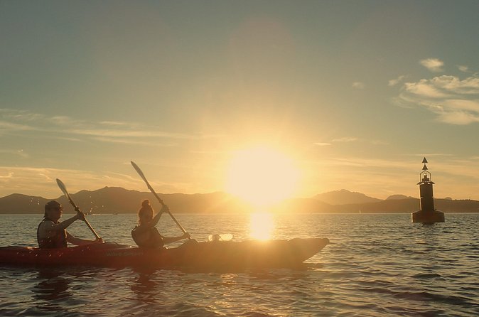 Sunset Dolphin Kayak Tour at Golfo Aranci - Cala Moresca and the snorkeling stop