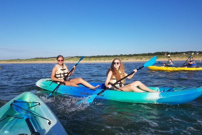 Sunset Dolphin Kayak Tours - The Chesapeake Bay Bridge-Tunnel at sunset