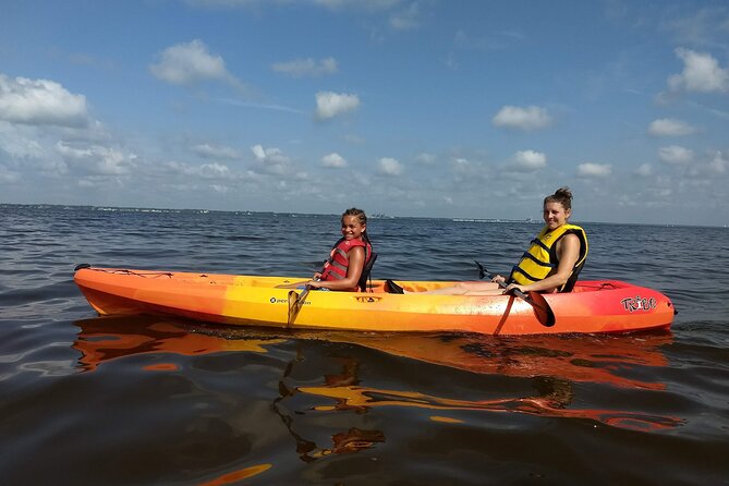Sunset kayaking tour at Manatee Cove with Manatee & Dolphin sightings - Learning the cove from the kayak