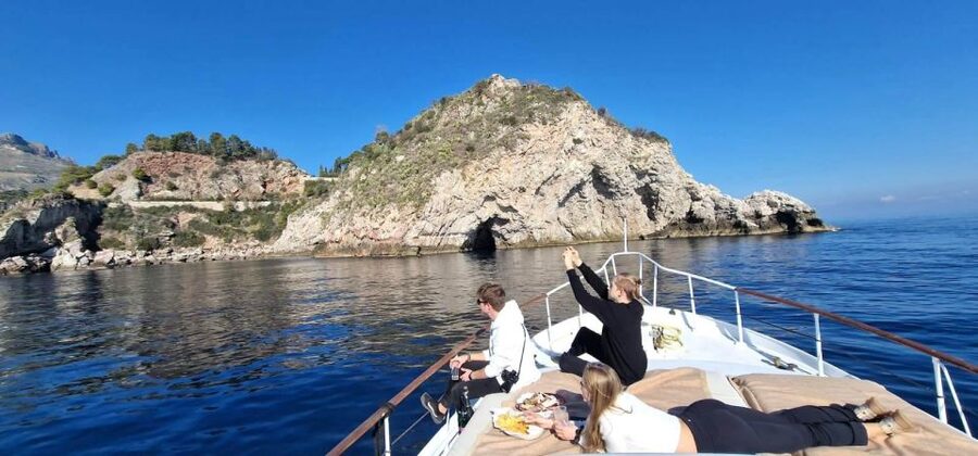 Sunset Tour and Searching Dolphins - The Blue Grotto near Isola Bella