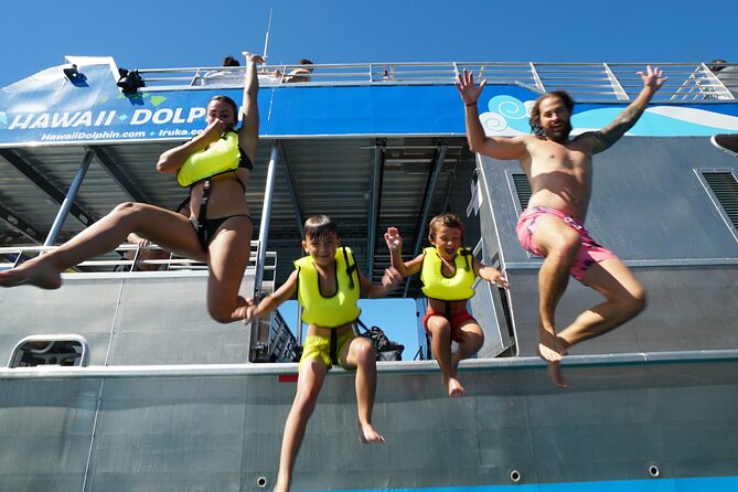 Swim with Dolphins Catamaran with Waterslide & Lunch on Oahu - Who should book this catamaran?