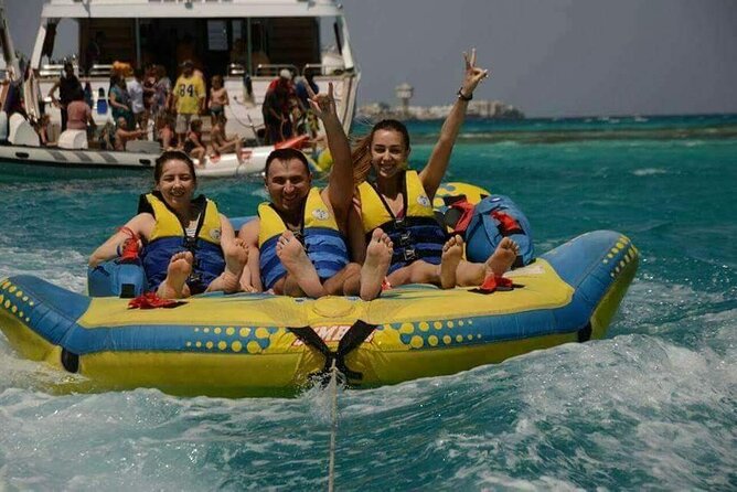 Swimming with Dolphins and Banana Boat Sea Trip Day Experience - Hurghada - Banana boat, quadra, and air-mattress time