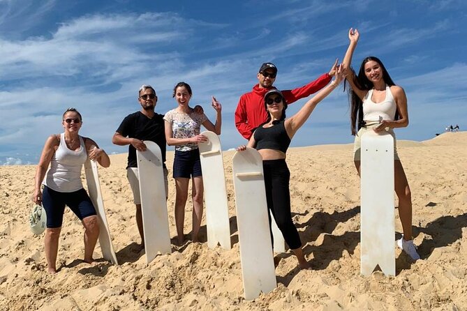 Sydney: Port Stephens Sandboarding, Dunes & Dolphin Cruise option - Choose Mount Tomaree for the big view