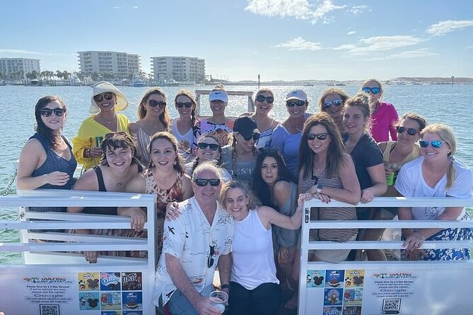 TAILFINS Crab Island & Dolphin Charter(incl. 15 passengers/3hrs) - A private pontoon day in Destin
