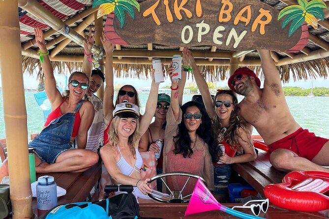 Tiki Time! A Public Cruise to Sandbars, See Dolphins or Sunset. - Why the sunset departure may be worth $79
